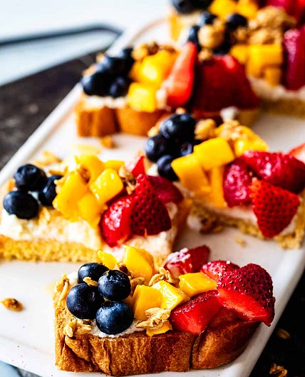 Ricotta Toast with Fruit