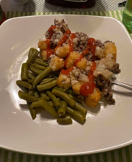 Hamburger Tater Tot Casserole
