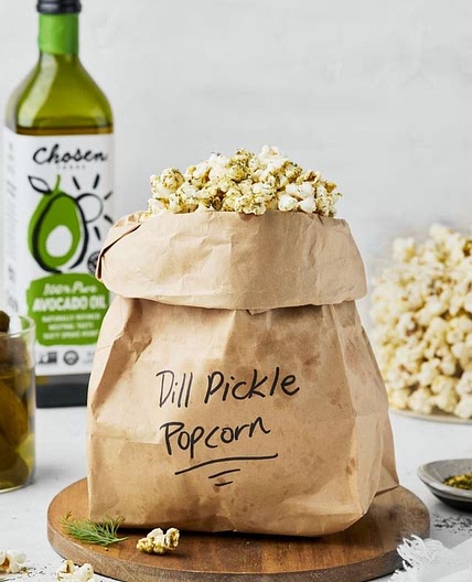 Dill Pickle Popcorn