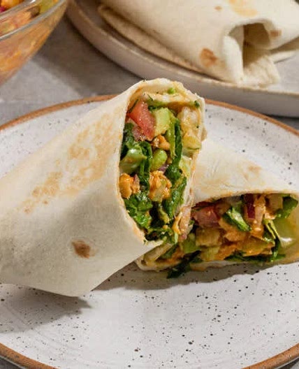 Buffalo Chickpea Wraps