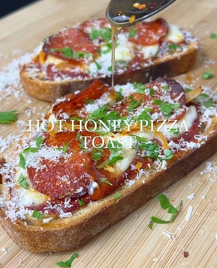 Honey Pizza Toast