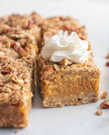Pumpkin Pie Pecan Bars