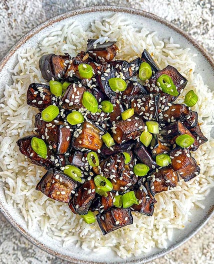 STICKY SOY AUBERGINE 🍆