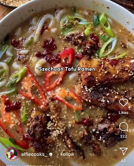 Szechuan Tofu Ramen