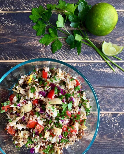 Quinoa and Lentil Salad