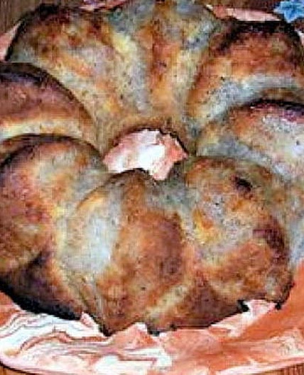 Savarin canadien aux poires