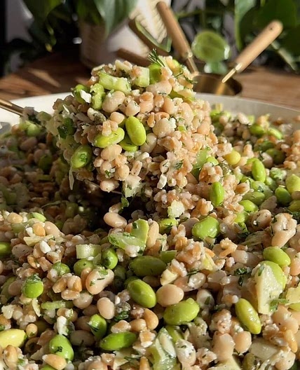 Beans + Farro Salad