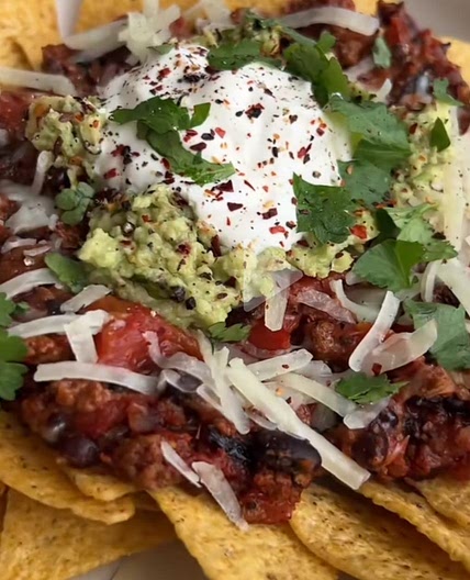 Chilli cheese nachos 