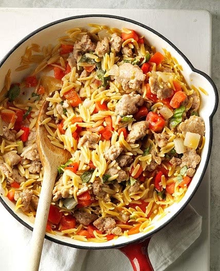 Italian Sausage Orzo