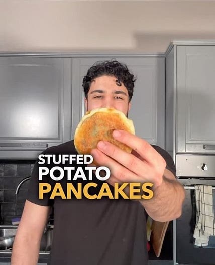 Stuffed Potato pancakes