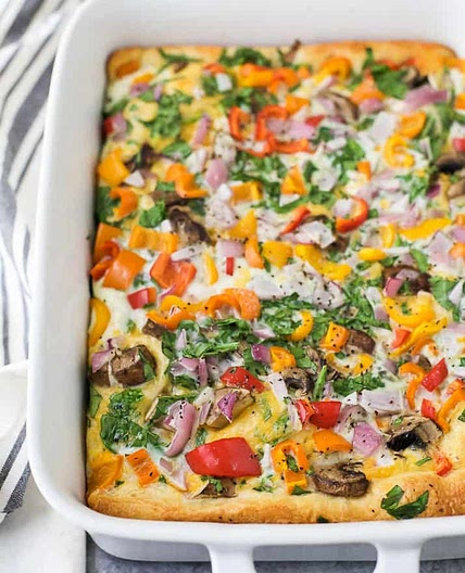 Egg and Vegetable Breakfast Casserole
