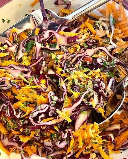 Thai style coleslaw