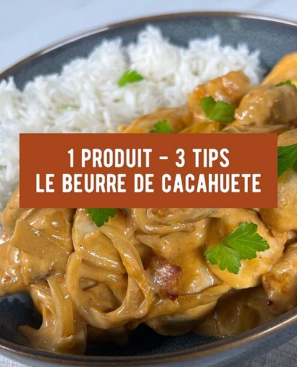 Poulet gourmand coco cacahuète