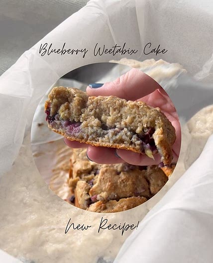 BLW / Toddler Friendly Breakfast - Blueberry Weetabix Cake 🫐🍰