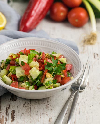 Türkischer Coban Salat – einfach, aber so gut!
