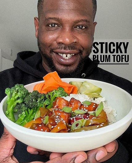 STICKY PLUM TOFU