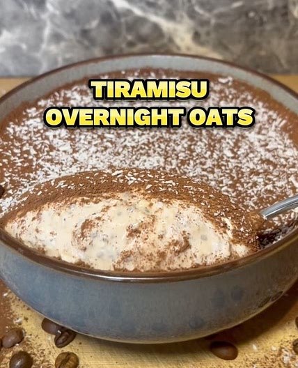 Tiramisu Overnight Oats 👌