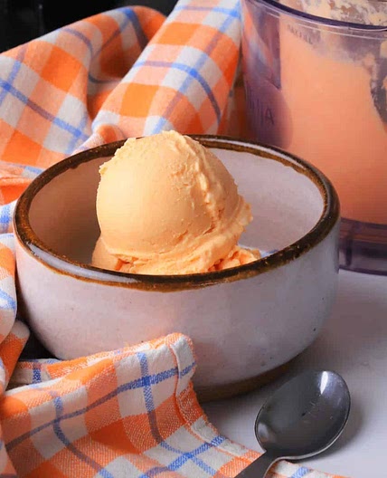 Sugar Free Orange Creamsicle Ice Cream (Ninja Creami)