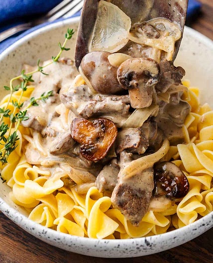 Steak Stroganoff