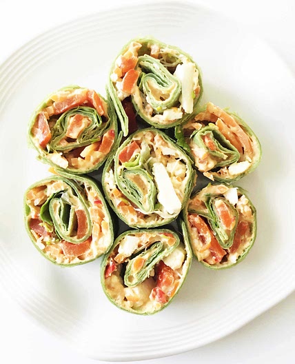 Veggie & Hummus Pinwheels