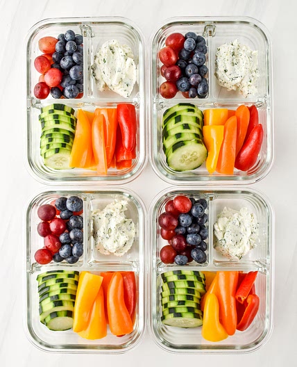 Rainbow Veggie Snack Box