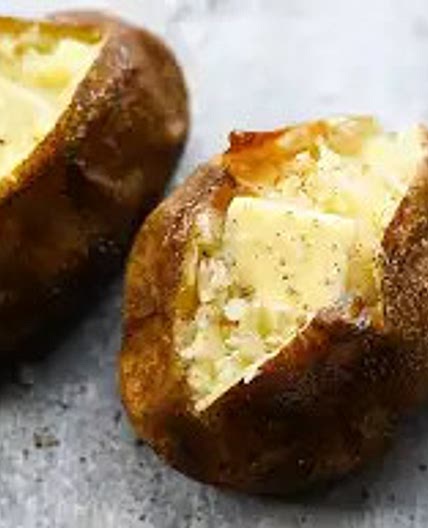 Baked potatoes