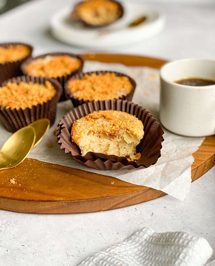 66 Calorie Coffee Cake Muffins