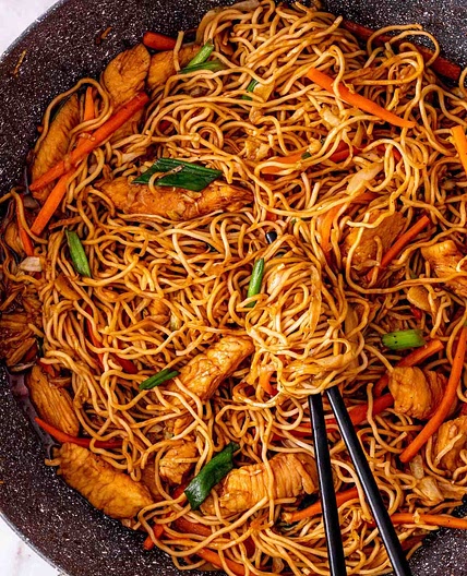 High Protein Homemade Chicken Chow Mein