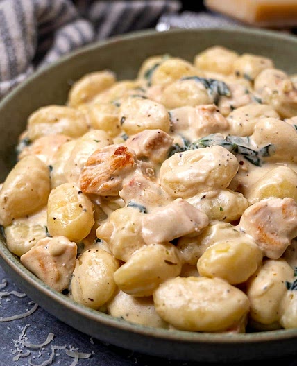 High Protein Chicken Gnocchi Bake