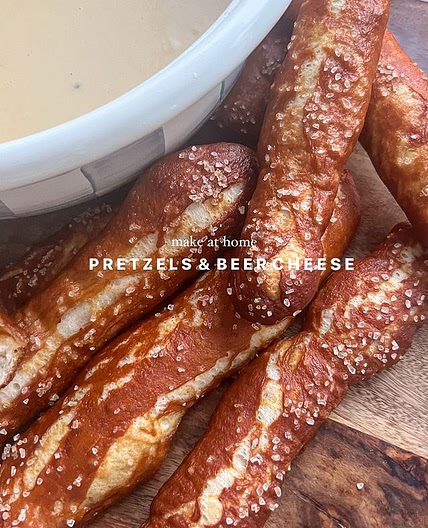 GERMAN SOFT PRETZELS & BEER CHEESE