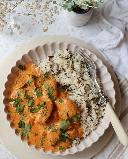 SLOW COOKER BUTTER CHICKEN 🫶😍 So simple but so delicious! I love