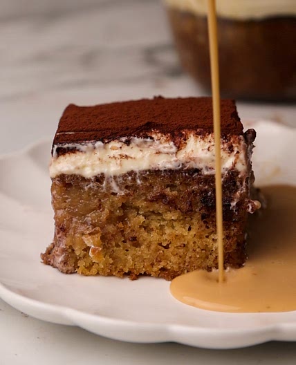 Tiramisu Tres Leches Cake