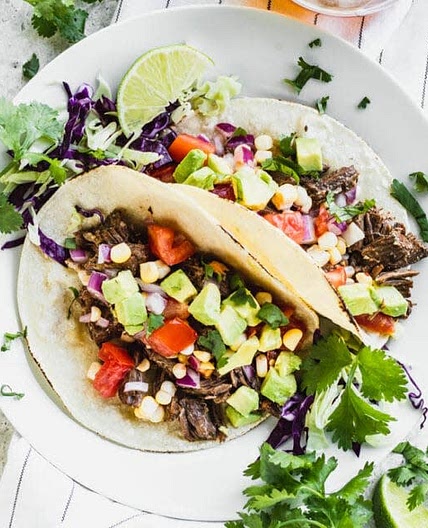 Slow Cooker Beef Barbacoa Tacos