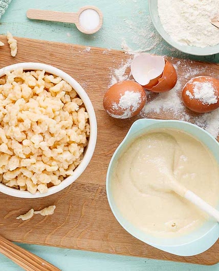 Schwäbischer Spätzleteig