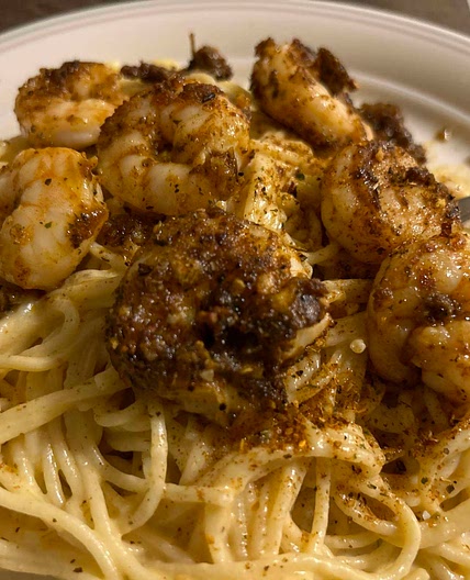 Cajun shrimp pasta