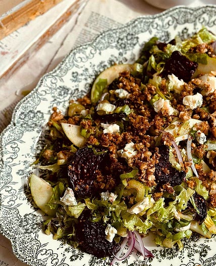 Ensalada betabel manzana