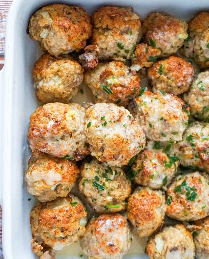 Moist Turkey Meatballs recipe (air fryer/oven)
