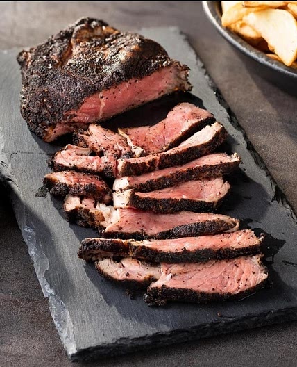 Steak en croûte de café