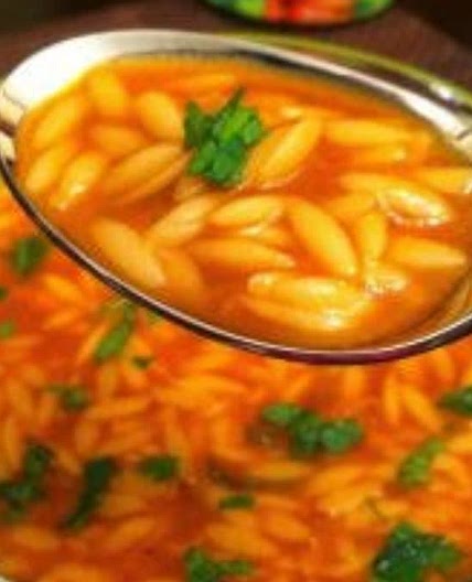 Egyptian Orzo soup