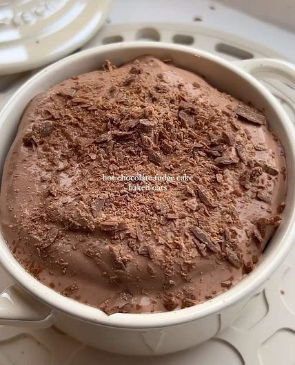 Hot chocolate fudge cake with a chocolate greek yoghurt frosting