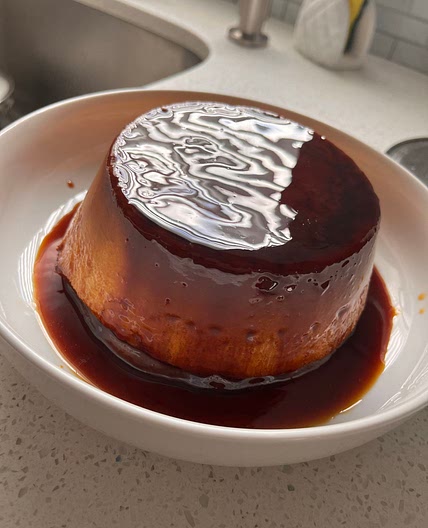 Flan de queso 