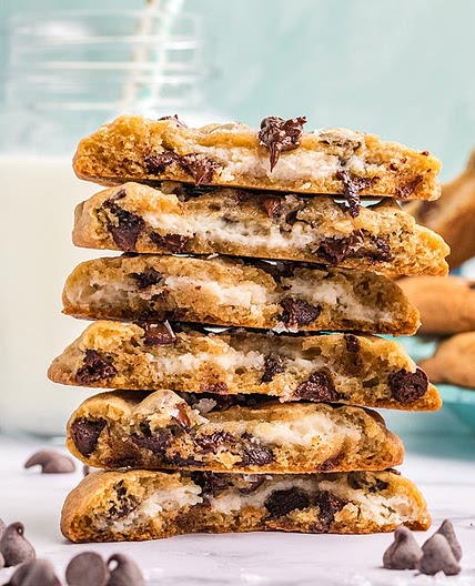 Cream Cheese Chocolate Chip Cookies