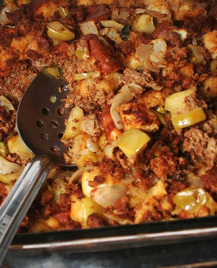 Low Sodium Chorizo and Green Apple Stuffing
