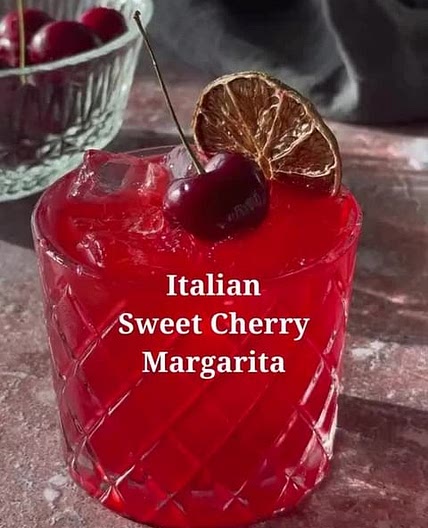 Italian Sweet Cherry Margarita