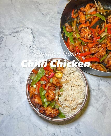 Shredded Honey Chilli Chicken 🍯🌶️