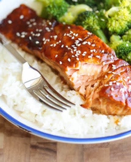 Teriyaki Salmon Bowls