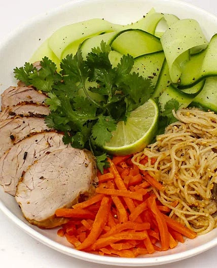 Satay Pork Noodle Bowl