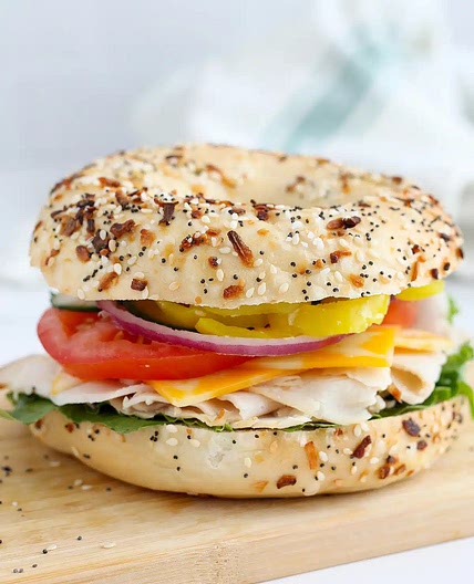Turkey Bagel Sandwich