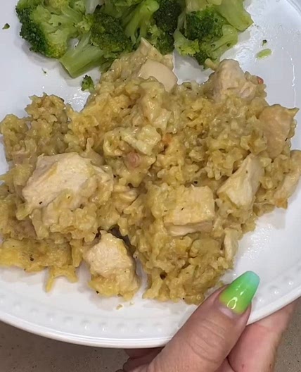 Crockpot Chicken & Rice