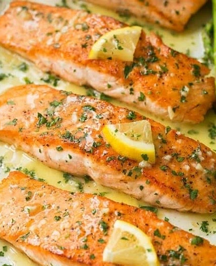 Garlic Lemon Salmon